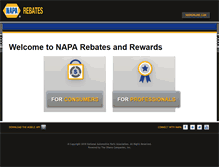 Tablet Screenshot of naparebates.com